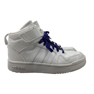 Adidas Youth 4 Basketball Shoes White Postmove Mid J Sneakers Lace Up GW0457